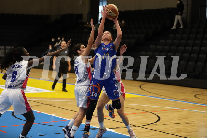 12.12.2021, Basketball Damen Superliga 2021/22, Grunddurchgang 7.Runde,  
UBSC-DBBC Graz vs. DBB LZ OÖ
