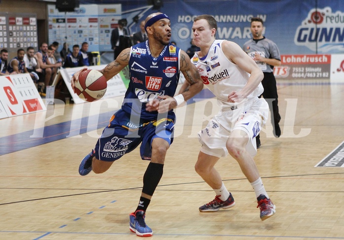Basketball ABL 2015/16 Grunddurchgang 19.Runde  Oberwart Gunners vs  Kapfenberg Bulls