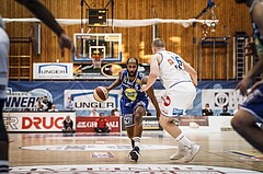 Basketball, ABL 2018/19, Playoff HF Spiel 2, Oberwart Gunners, Gmunden Swans, Devin White (5)