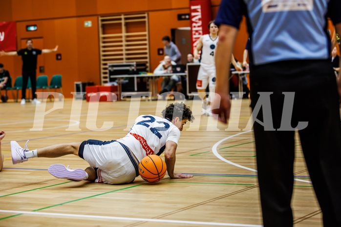 Basketball, Basketball Zweite Liga 2024/25, Grunddurchgang 12.Runde, Vienna Timberwolves, Dornbirn Lions, Daniele Kuchar (22)