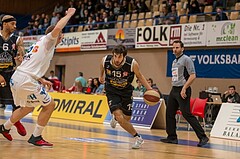 Basketball, ABL 2017/18, Grunddurchgang 23.Runde, Oberwart Gunners, Traiskirchen Lions, Martin Maximilian Trmal (15)