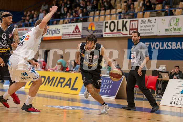 Basketball, ABL 2017/18, Grunddurchgang 23.Runde, Oberwart Gunners, Traiskirchen Lions, Martin Maximilian Trmal (15)
