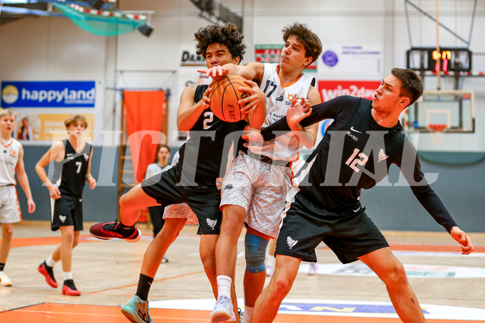 14.12.2024 Österreichischer Basketballverband 2024/25, SLMU16, Basket Dukes vs. Raiders Tirol BLACK
