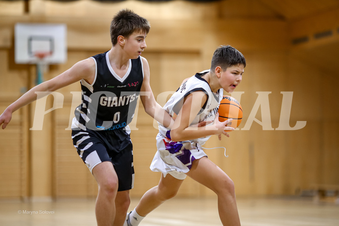 12.01.2025 Österreichischer Basketballverband 2024/25, SLMU14, SU Döbling vs Vienna Giants