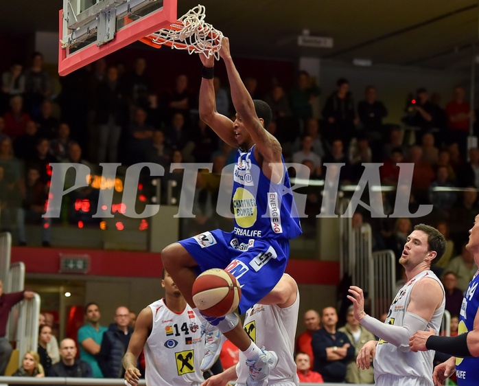 Basketball ABL 2015/16 Grunddurchgang 34. Runde WBC Wels vs Gmunden Swans