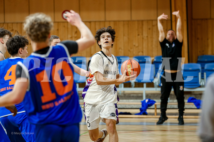 06.04.2025 Österreichischer Basketballverband 2024/25, SLMU16, Post SV Wien vs. BBU Salzburg