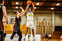 Basketball, Basketball Zweite Liga 2024/25, Grunddurchgang 17.Runde, Mattersburg Rocks, Mistelbach Mustangs, Yann Grandperret (11)