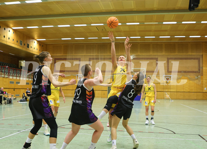 Basketball Damen Superliga 2023/24, Grunddurchgang 3.Runde Vienna United vs. SKN St.Pölten