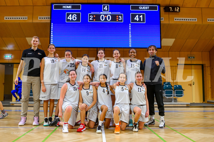 07.12.2024 Österreichischer Basketballverband 2024/25, SLWU14, Basket Flames UNION vs. UBI Graz

