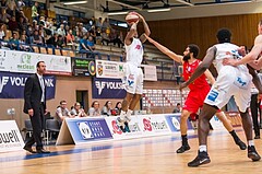 Basketball, ABL 2016/17, Playoff HF Spiel 1, Oberwart Gunners, WBC Wels, 