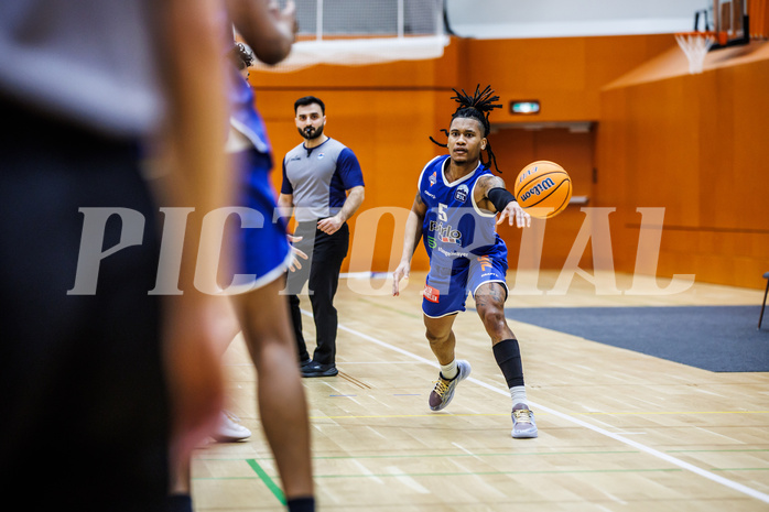 Basketball, Basketball Zweite Liga 2024/25, Grunddurchgang 21.Runde, Vienna Timberwolves, Kufstein Towers, Aytor Johnson Alberto (5)