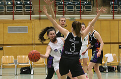 Basketball Damen Superliga 2021/22, Grundducrhgang 14.Runde Vienna United vs. KOS Celovec


