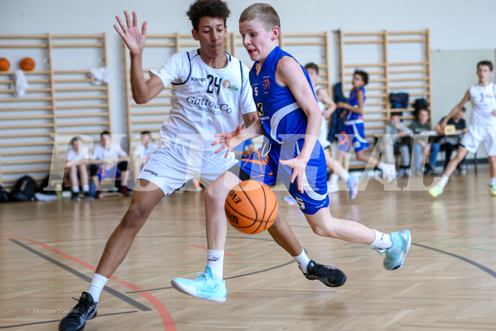 31.03.2025 Österreichischer Basketballverband 2024/25, SLMU14 Basket Flames WAT vs. FSN Baskets Wels