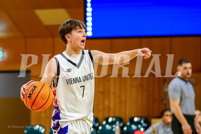 01.12.2024 Österreichischer Basketballverband 2024/25, SLMU16, Post SV Wien vs. Swarco Raiders