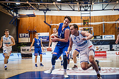 Basketball, bet-at-home Basketball Superliga 2020/21, Grunddurchgang, 11. Runde, Oberwart Gunners, Vienna D.C. Timberwolves, Philipp D’Angelo (9)