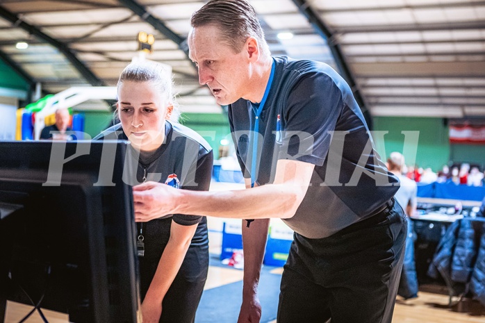 Basketball Basketball Superliga 2021/22, Grunddurchgang 17.Runde Vienna D.C. Timberwolves vs. Kapfenberg Bulls