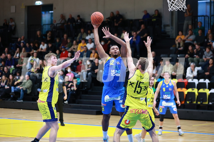 02.10.2022, Graz, Raiffeisen Sportpark Graz, Basketball Superliga 2022/23, Grunddurchgang, Runde 1, UBSC Raiffeisen Graz vs. SKN St. Pölten