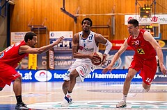 Basketball, ABL 2016/17, Playoff HF Spiel 2, Oberwart Gunners, WBC Wels, Andell Cumberbatch (13)