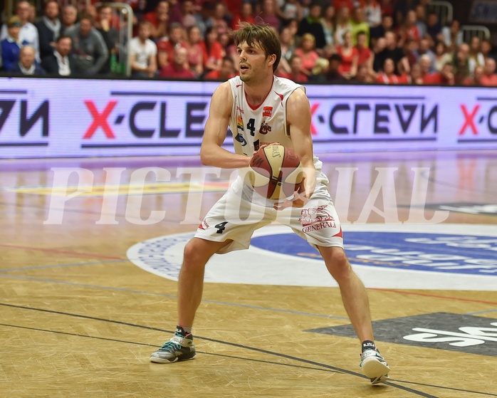 Basketball ABL 2015/16 Playoff Finale Spiel 3 WBC Wels vs Gunners Oberwart