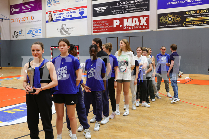 Superliga 2022/23, WU19 Finale, Siegerehrung Basketduchess Klosterneuburg vs. Vienna United


