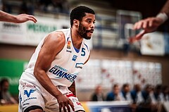 Basketball, ABL 2017/18, Grunddurchgang 33.Runde, Oberwart Gunners, Kapfenberg Bulls, Jerome Seagears (5)