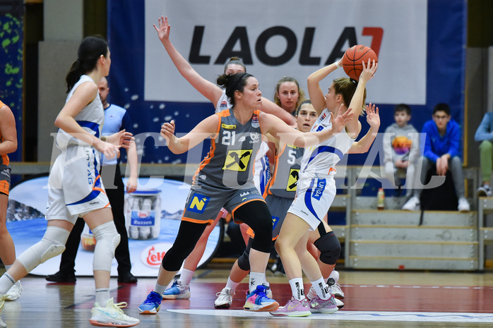 Win2Day Basketball, Damen Superliga 2022/23, Grunddurchgang 13. Runde, DBB LZ OÖ vs BK Raiffeisen Duchesse Klosterneuburg,
