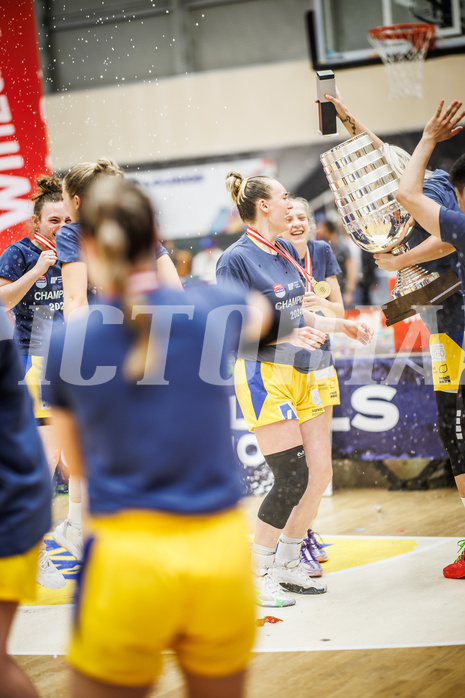 Basketball, Win2Day Basketball Damen Superliga 2023/24, Playoff, Finale Spiel 3, SKN St. Pölten, UBI Graz, 