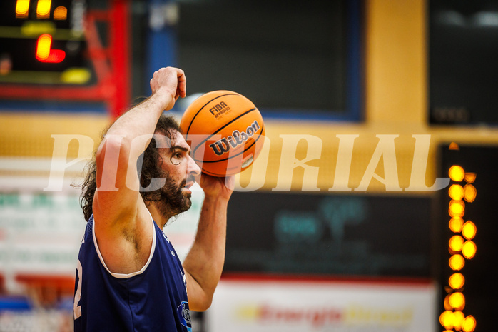 Basketball, win2day Basketball Superliga 2024/25, Grunddurchgang 20.Runde, Traiskirchen Lions, BBC Nord Dragonz, Sead Hadzifejzovic (32)