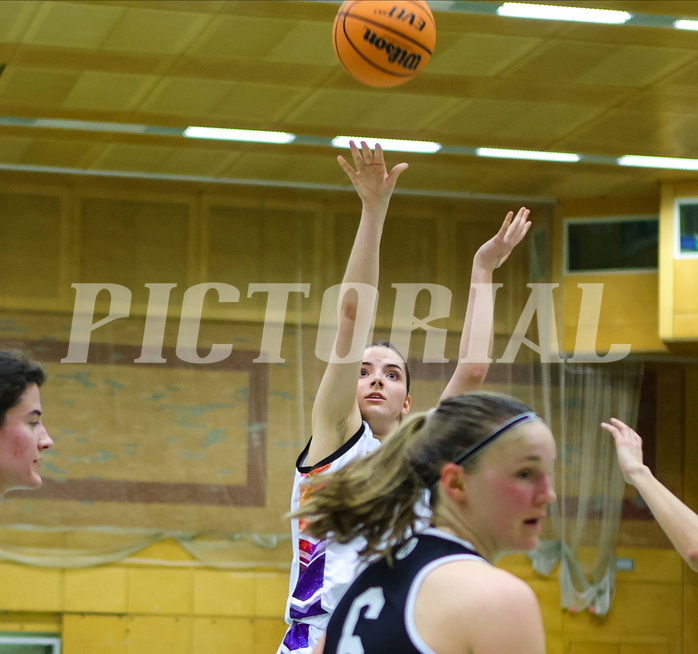 Basketball Damen Superliga 2023/24, Grunddurchgang 10.Runde Vienna United vs. Basket Flames