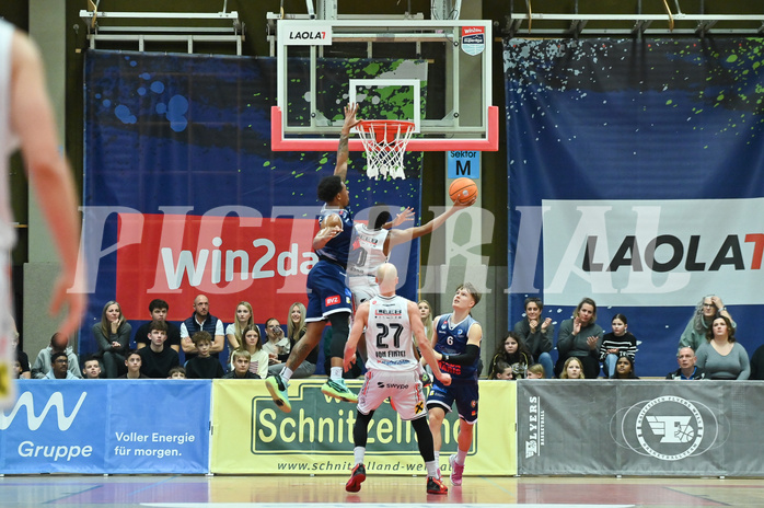 Basketball, Superliga 2024/25, Grunddurchgang 17.Runde, Flyers Wels vs. BBC Nord Dragonz,
