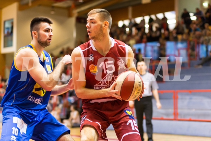 Basketball ABL 2015/16 Grunddurchgang 30.Runde Traiskirchen Lions vs. UBSC Graz