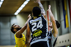 Basketball, Win2Day Superliga 2023/24, Grunddurchgang 4.Runde, SKN St. Pölten, Gmunden Swans, Michael Anthony Randolph Jr. (5)