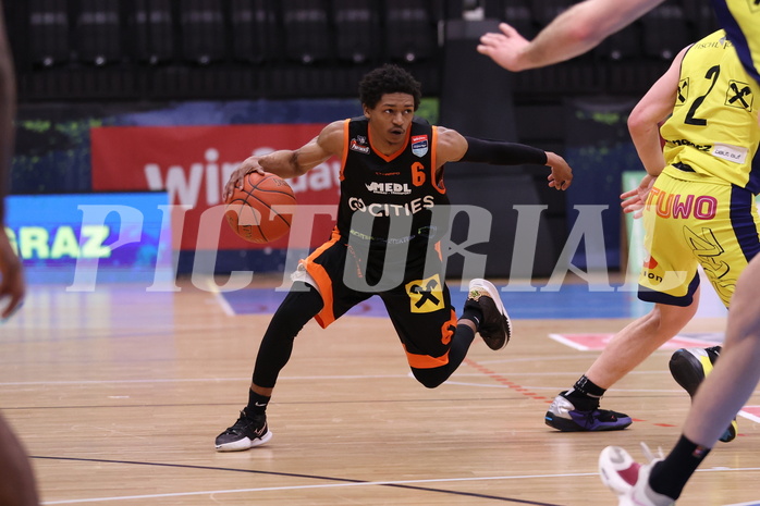01.04.2023, Graz, Raiffeisen Sportpark Graz, Basketball Superliga 2022/23, 7. Qualifikationsrunde, UBSC Raiffeisen Graz vs. CITIES Panthers Fürstenfeld 