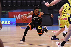 01.04.2023, Graz, Raiffeisen Sportpark Graz, Basketball Superliga 2022/23, 7. Qualifikationsrunde, UBSC Raiffeisen Graz vs. CITIES Panthers Fürstenfeld 