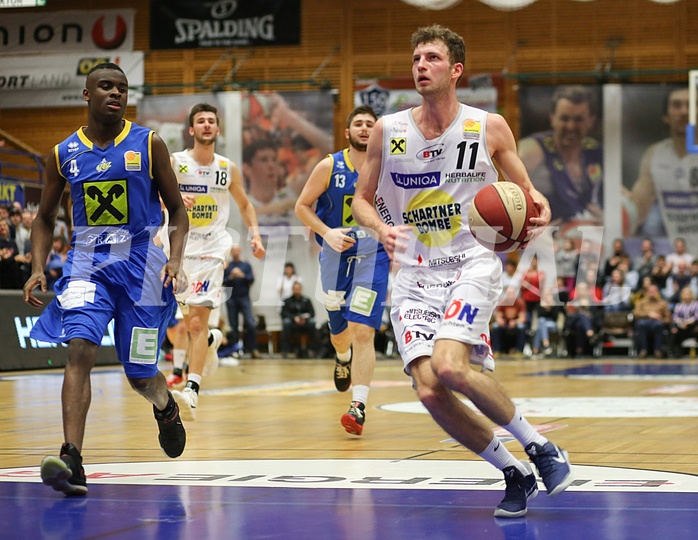 Basketball ABL 2017/18, Grunddurchgang 24.Runde Gmunden Swans vs. UBSC Graz