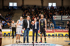 Basketball, Admiral Basketball Superliga 2019/20, Platzierungsrunde 5.Runde, Oberwart Gunners, Flyers Wels, Ehrenaufwurf