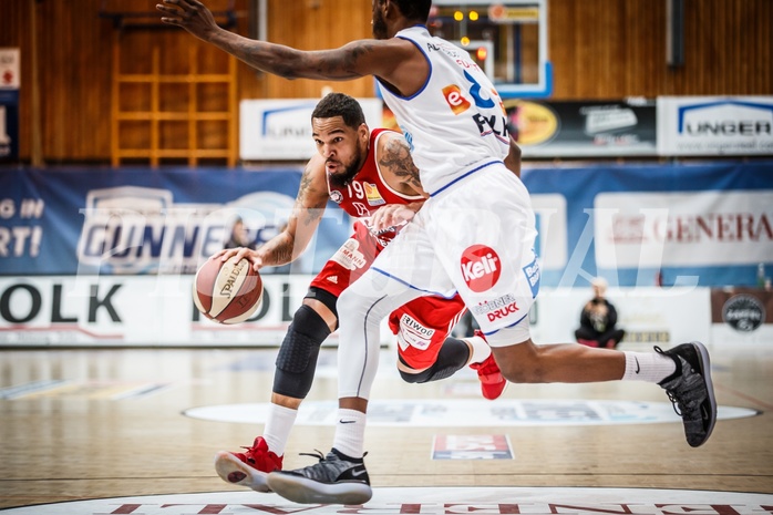 Basketball, ABL 2018/19, Grunddurchgang 21.Runde, Oberwart Gunners, BC Vienna, Jason Detrick (19)