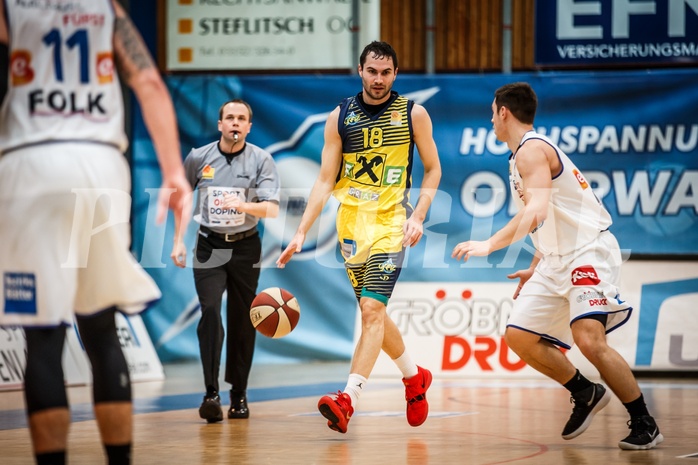 Basketball, ABL 2018/19, Grunddurchgang 27.Runde, Oberwart Gunners, BC Vienna, Ivan Mikulic (18)