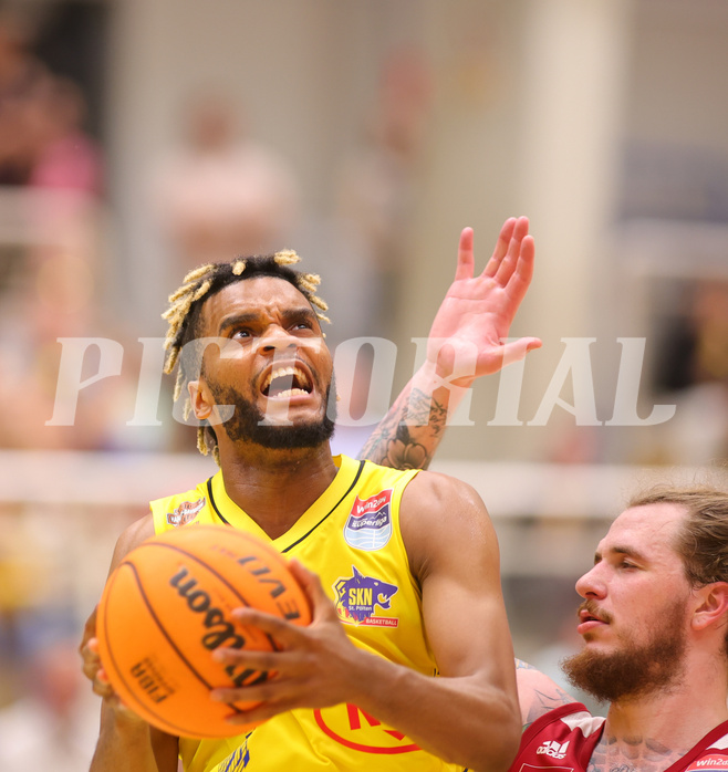 Basketball Superliga 2023/24, Grunddurchgang 3.Runde SKN St. Pölten vs. BC Vienna


