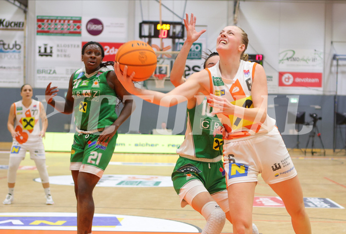 Basketball Damen Superliga 2023/24, Playoff, Semifinale Spiel 3 BK Duchess Klosterneuburg vs. UBSC Graz


