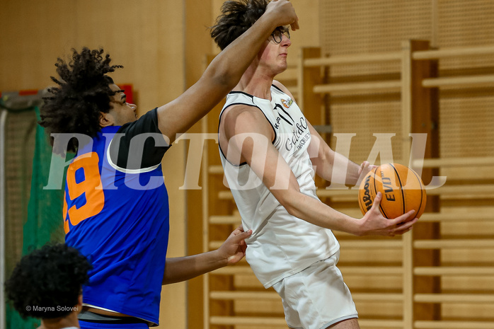 12.01.2025 Österreichischer Basketballverband 2024/25, SLMU19, Basket Flames WAT vs. BBU Salzburg