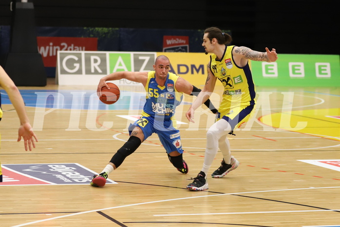 Basketball Superliga 2021/22, Playoffs, Viertelfinale, UBSC Raiffeisen Graz vs SKN St. Pölten Basketball