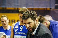 Basketball, Admiral Basketball Superliga 2019/20, Grunddurchgang 10.Runde, Kapfenberg Bulls, Oberwart Gunners, Horst Leitner (Coach)