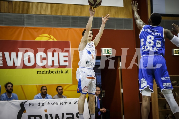 Basketball, ABL 2018/19, Grunddurchgang 34.Runde, Kapfenberg Bulls, Oberwart Gunners, Tobias Schrittwieser (14)