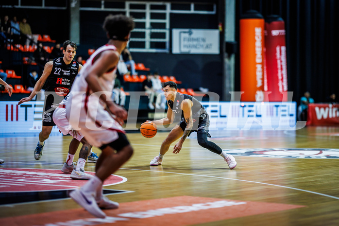 Basketball, Win2Day Superliga 2024/25, Grunddurchgang 20.Runde, BC Vienna, Kapfenberg Bulls, Lautaro Lopez (10)