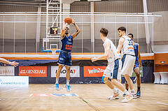 Basketball, Win2Day Superliga 2022/23, 7. Qualifikationsrunde, Vienna Timberwolves, BBC Nord Dragonz, Fabio Söhnel (44)