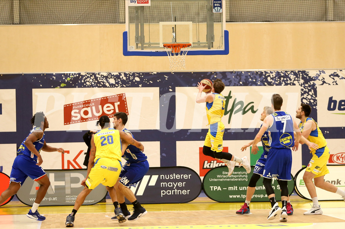 Basketball Superliga 20120/21, 7. Plazierungsrunde SKN St.Pölten vs. Gmunden Swans