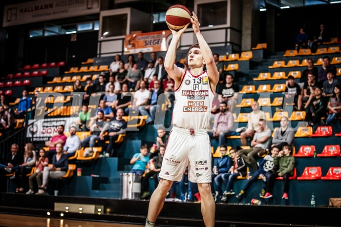 Basketball, ABL 2017/18, Playoff HF Spiel 3, BC Vienna, Kapfenberg Bulls, Petar Gvero (13)