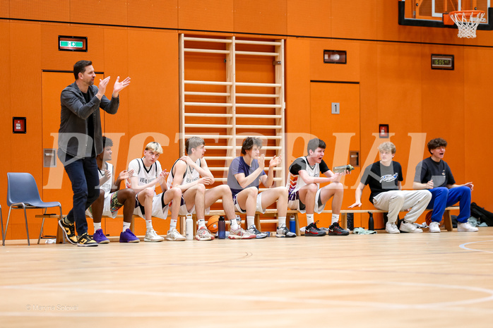 22.03.2025 Österreichischer Basketballverband 2024/25, SLMU19, Vienna United vs. Kapfenberg Bulls 