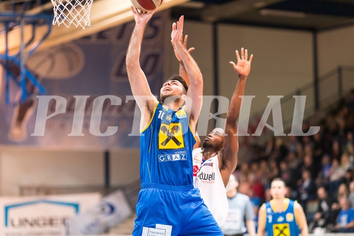 Basketball ABL 2015/16 Grunddurchgang 28.Runde Oberwart Gunners vs. UBSC Graz